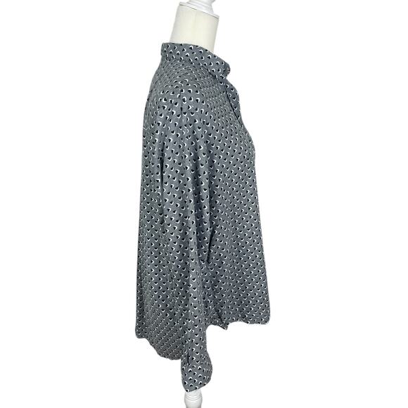 Grayson The Hero Button Up Shirt Hearts Lyocell Size 3 Medium Classic - Picture 6 of 14